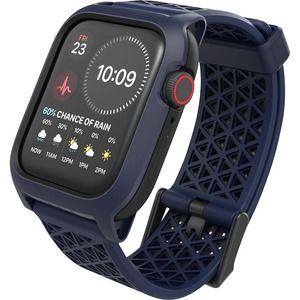 Catalyst - 53580BBR Band and Protective Case for Apple Watch® 44mm - Navy